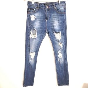 Philipp Plein ripped distressed skinny jeans size 27